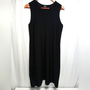 Eileen Fisher Sleeveless Viscose Midi Dress. Size XS